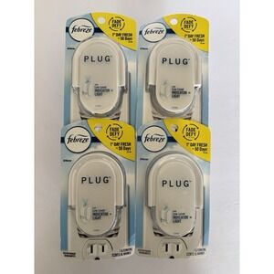Febreze Automatic Odor-Fighting Fade Defy Plug Air Freshener Warmer Lot Of 4
